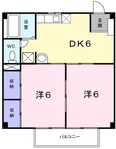 ウインズハイツⅡ 間取り図