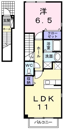 ミニョンⅢ番館 間取り図