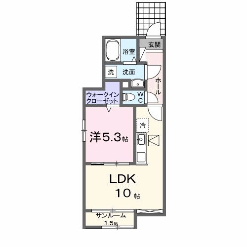 プレシャスコートⅡ 間取り図