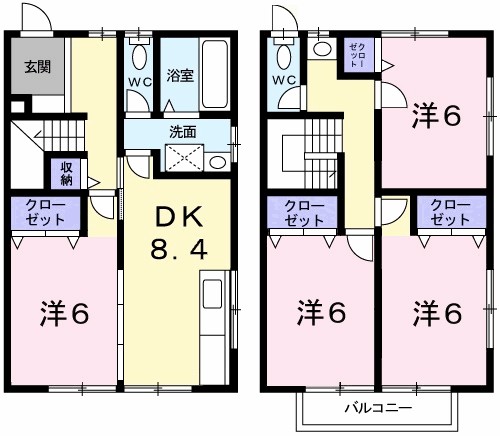 グリーンハウス 間取り図