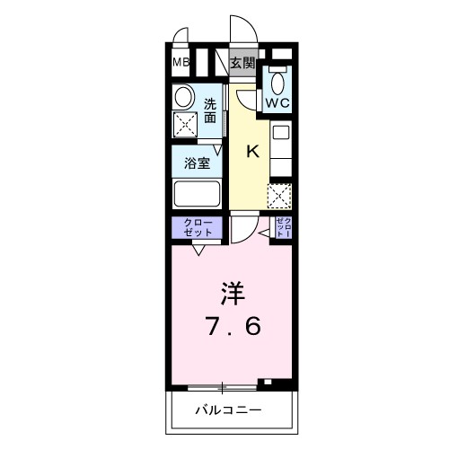 ヒカルサ明石硯町 302号室 間取り
