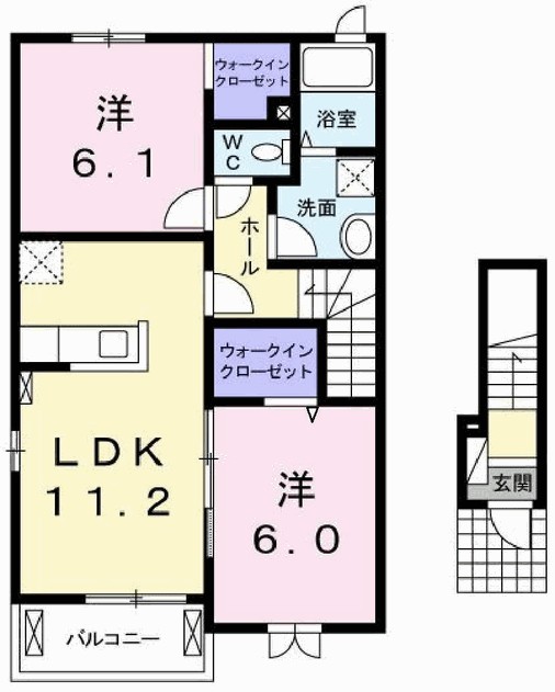 シュ　シュ 間取り図