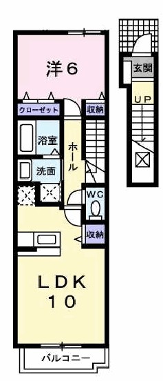 クローバー　Ⅰ 間取り図