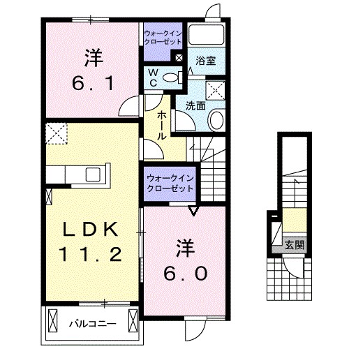 シュ　シュ 間取り図