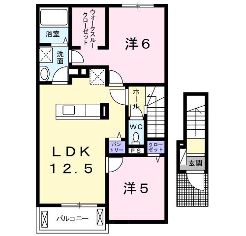 アルコバレーノⅦ　ノース 間取り図
