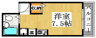 プリメゾン西明石 503号室 間取り