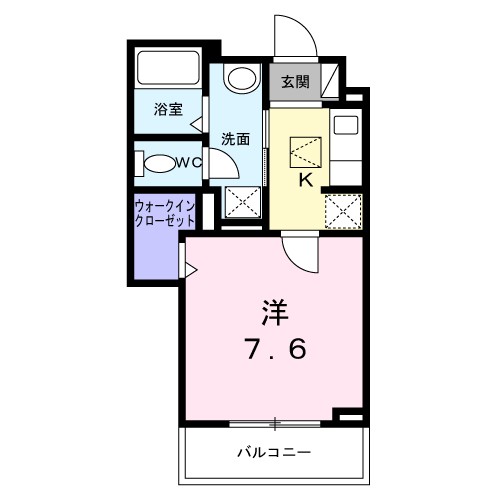 メゾン・パンジー 102号室 間取り
