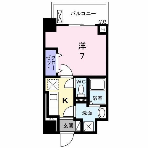 フリーデ明石駅前 202号室 間取り