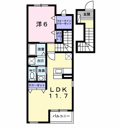 サワーパルシェ 間取り図