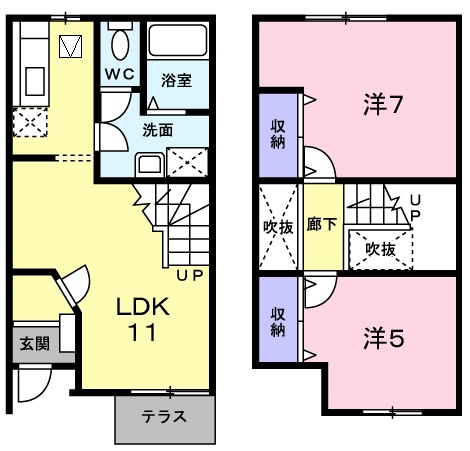 ヴァルト大久保 間取り図