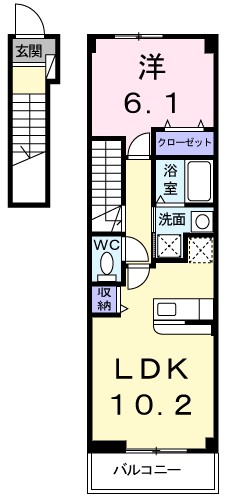 ソレアード・カーサ 間取り図