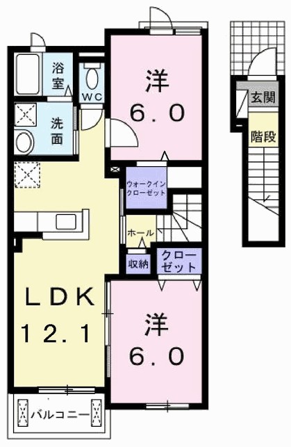 ディア・アルチザン 203号室 間取り