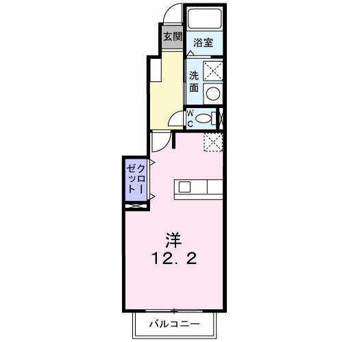 ヴィラ　コバト 101号室 間取り