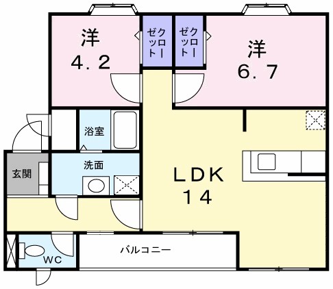 ヒルサイドテラス 間取り図