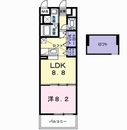大久保パレス 間取り図