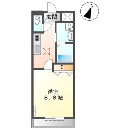 ラクードシェリー 間取り図