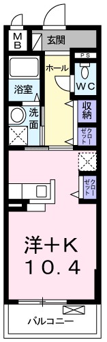 フェリチタ 間取り図