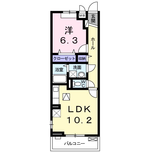 ファーストヒルズⅡ 間取り図