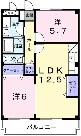 シャトル永井 間取り図