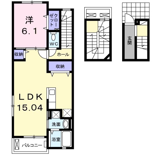 サンヒルズ・ラフォーレⅡ 間取り図