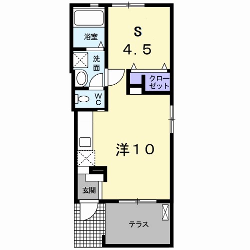 エンテラス池内　Ｃ 間取り図