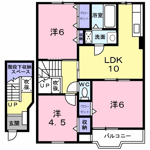 ラ・ルーノ３番館 間取り図
