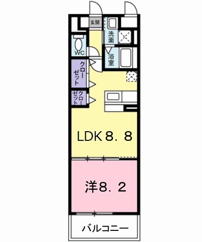 大久保パレス 間取り図