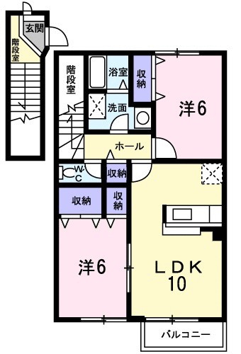 オークヒルズⅠ 間取り図