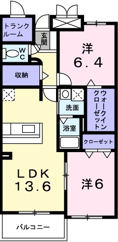 アヴニール 間取り図