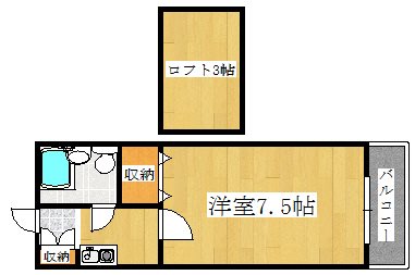 レオ西明石 間取り図