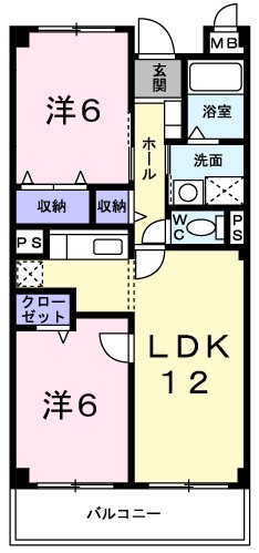 ささお弐番館 間取り図