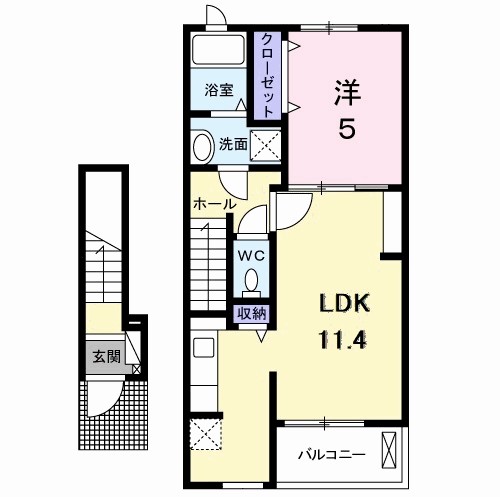 タイムヒルズ上ノ丸 間取り図