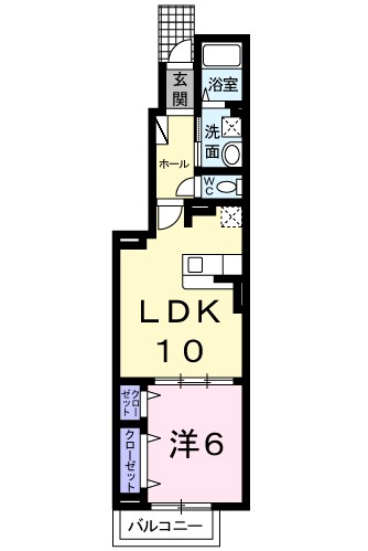 メゾン・ド・リアンⅥ 102号室 間取り