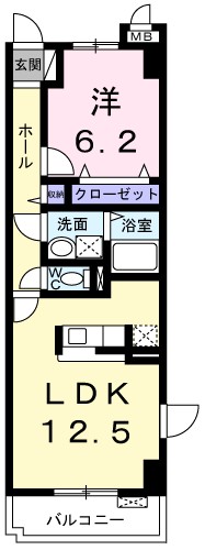 マウントック・フォルテ 501号室 間取り