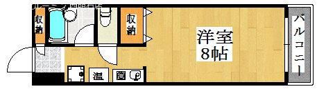 クロスロードハイツヤマサキ 803号室 間取り