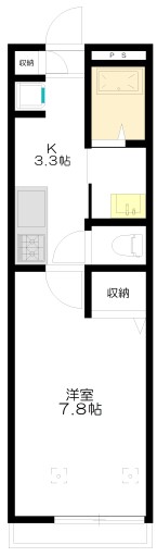 セレーナ経堂 105号室 間取り