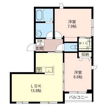 ルミナス南荻窪 202号室 間取り