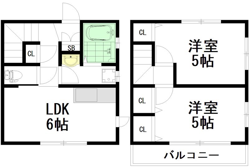 L’s吉祥寺（エルズキチジョウジ） 102号室 間取り