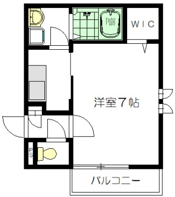 メゾン下北沢  103号室 間取り