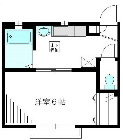 グランシード三晶 202号室 間取り