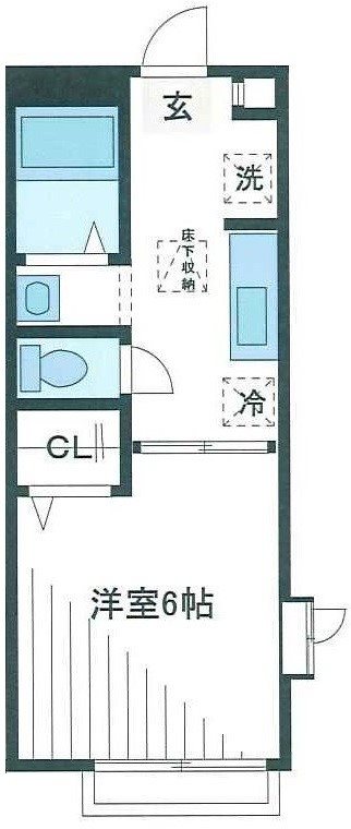 プラティーク三鷹 101号室 間取り