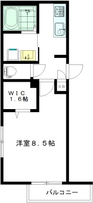 ArcLight浜田山（アークライト） 201号室 間取り
