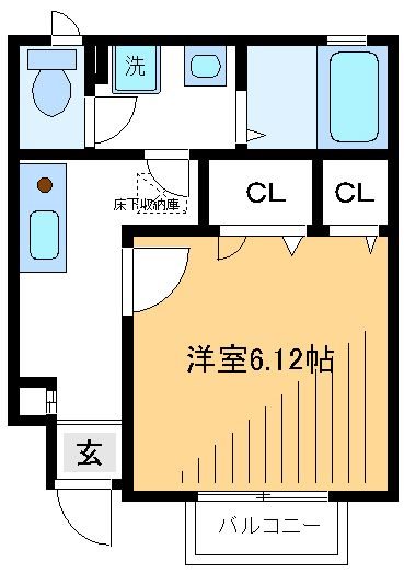 コスモス光が丘　Ａ 101号室 間取り