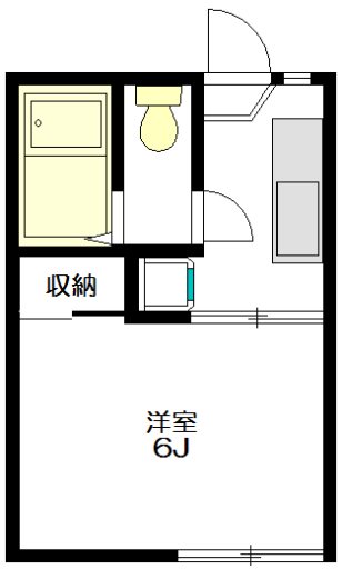 Hill Top（ヒルトップ） 2Ｅ号室 間取り