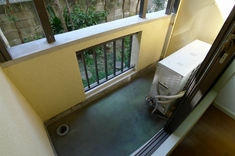川島コーポ ベランダ