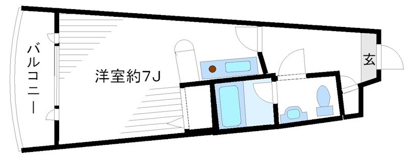 ＢＥＮ（ベン） 1Ｄ号室 間取り