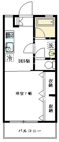 ムサシノレジデンス 205号室 間取り