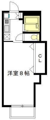 ハイツ千代浦 103号室 間取り