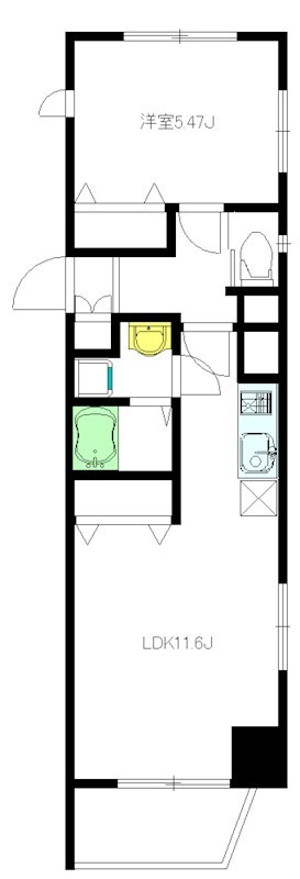 ブリオ駒場 203号室 間取り