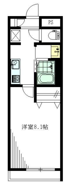 セレーナ経堂 203号室 間取り